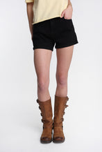 High Rise Curvy Midi Denim Shorts thumbnail 2