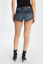 Low Rise Mini Denim Shorts thumbnail 3