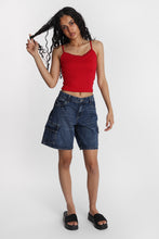 Low Rise Cargo Jorts thumbnail 4