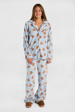 Graphic Plush Pajama Dad Shirt & Pants 2-Piece Set thumbnail 1