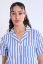 Cotton Pajama Striped Dad Shirt thumbnail 6