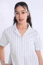 Cotton Pajama Striped Dad Shirt thumbnail 10