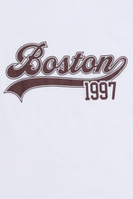 T-shirt coupe garçonne imprimé graphique Boston 1997 thumbnail 2