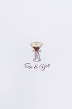 T-shirt coupe garçonne imprime? graphique Espresso Martini Sip And Yap thumbnail 2