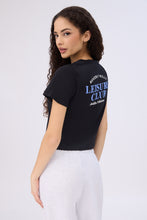 Beverly Hills Leisure Club Back Print Graphic Baby Tee thumbnail 1