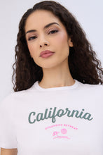 California Oceanside Retreat Graphic Baby Tee thumbnail 2