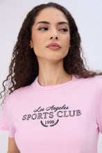 Los Angeles Sports Club 1998 Embroidered Graphic Baby Tee thumbnail 2