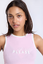 Pretty Please Embroidered Graphic High Neck Tank Top thumbnail 2
