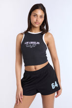 Los Angeles Beverly Hills Embroidered Graphic High Neck Tank Top thumbnail 1