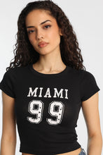 Miami 99 Graphic Baby Tee thumbnail 2