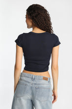 Bows Embroidered Graphic Baby Tee thumbnail 3