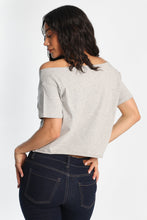 New York Graphic Off-Shoulder Short Sleeve Tee thumbnail 3