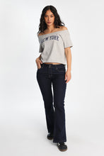 New York Graphic Off-Shoulder Short Sleeve Tee thumbnail 4