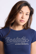 T-shirt ajusté imprime? graphique Boston thumbnail 2