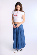 T-shirt ajusté imprime? graphique coeur cerises thumbnail 4