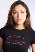 T-shirt ajusté imprime? graphique Manhattan thumbnail 2