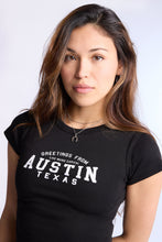 T-shirt ajusté imprime? graphique Austin Texas thumbnail 2