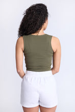 Ribbed Square Neck Tank Top thumbnail 16