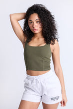 Ribbed Square Neck Tank Top thumbnail 14