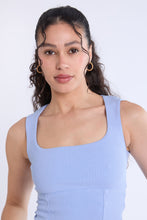 Ribbed Square Neck Tank Top thumbnail 2
