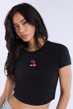 Ribbed Crew Neck Baby Tee thumbnail 11