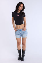 Ribbed Crew Neck Baby Tee thumbnail 13