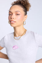 Ribbed Crew Neck Baby Tee thumbnail 2