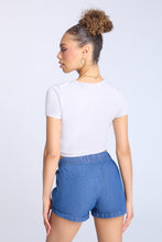 Ribbed Crew Neck Baby Tee thumbnail 3