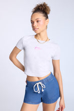 Ribbed Crew Neck Baby Tee thumbnail 1