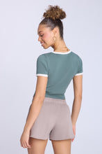 Ribbed Crew Neck Baby Tee thumbnail 31