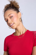 Ribbed Crew Neck Baby Tee thumbnail 34