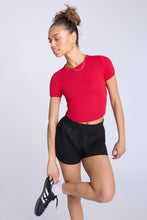 Ribbed Crew Neck Baby Tee thumbnail 33