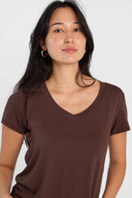 T-shirt décontracté à col en V manches courtes thumbnail 6