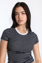Short Sleeve Crew Neck Longline Tee thumbnail 12