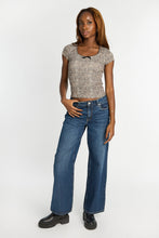 Super Soft Ribbed Knit Short Sleeve Scoop Neck Top thumbnail 16