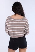 Crochet-Style Crew Neck Sweater thumbnail 8