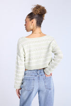 Crochet-Style Crew Neck Sweater thumbnail 15