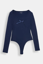 Ribbed Knit Long Sleeve V-Neck Bodysuit thumbnail 15