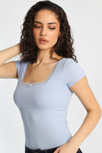 Super Soft Ribbed Short Sleeve Square Neck Bodysuit thumbnail 13
