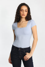 Super Soft Ribbed Short Sleeve Square Neck Bodysuit thumbnail 12