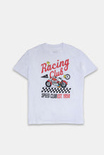 T-shirt coupe garçonne imprime? graphique Peanuts Snoopy Racing Club thumbnail 1