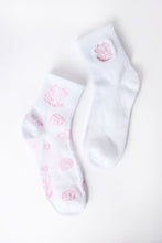 Embroidered Boyfriend Crew Socks 2-Pack thumbnail 1