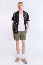 Chemise de vacances à manches courtes imprimé Bandana délavé thumbnail 4