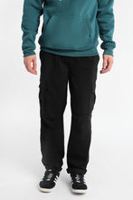 Pantalon cargo décontracté en sergé thumbnail 1