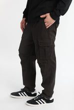 Pantalon cargo décontracté en sergé thumbnail 10