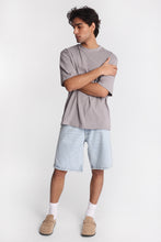 Flaming Tiger Embroidered Loose Denim Shorts thumbnail 5