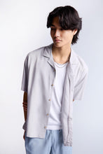 Chemise boutonnée à manches courtes en lin mélangé thumbnail 18