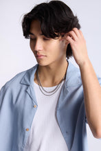 Chemise boutonnée à manches courtes en lin mélangé thumbnail 10