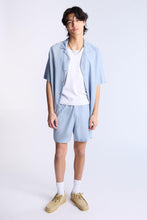 Chemise boutonnée à manches courtes en lin mélangé thumbnail 12