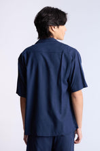 Chemise boutonnée à manches courtes en lin mélangé thumbnail 35